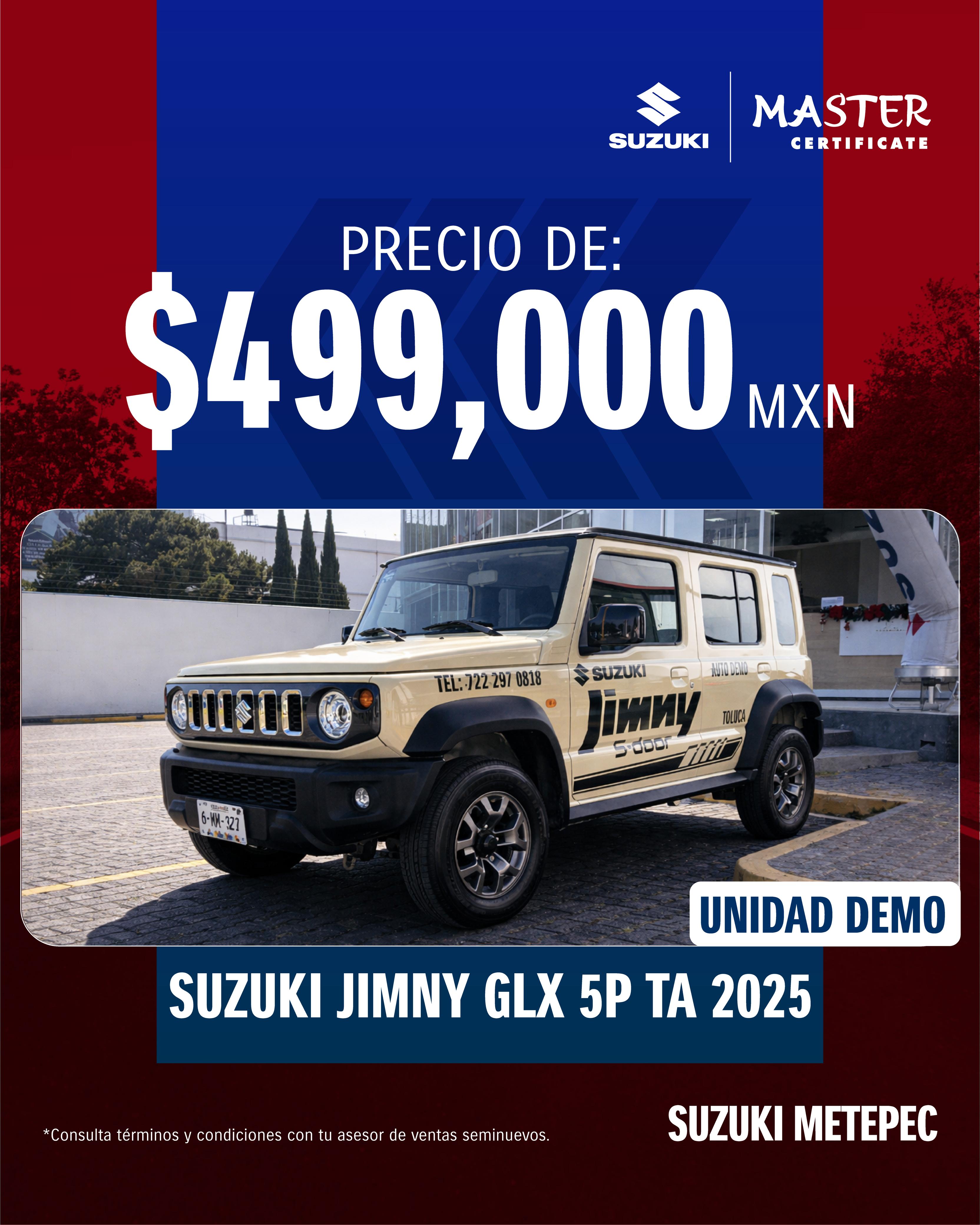 Imagen de SUZUKI	JIMNY	GLX 5P	TA